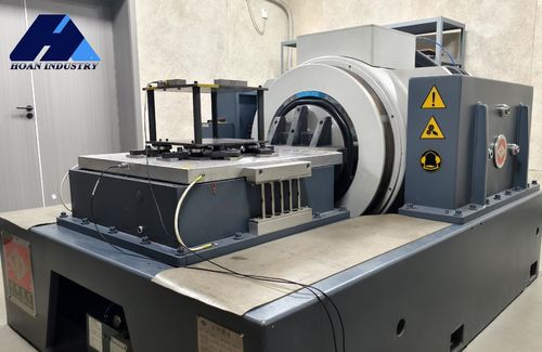 Neueste Unternehmenslösungen zu Fall des Vibrationsprüfsystems der Mikrowelle Xi'an Hoan erfolgreich an den Kunden in Guangzhou geliefert