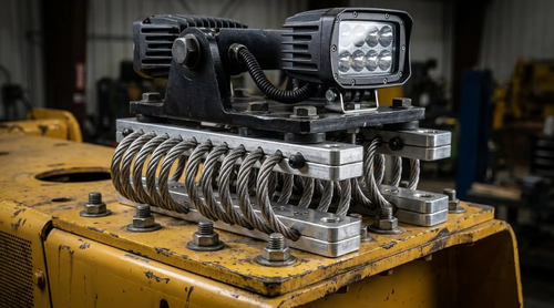 Neueste Unternehmenslösungen zu JGX-0160D-2.2A Drahtseilisolator für Bulldozer-Beleuchtungssysteme