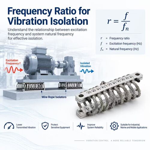 Letzter Firmenblog über Wie man das Frequenzverhältnis für die Vibrationsisolierung berechnet