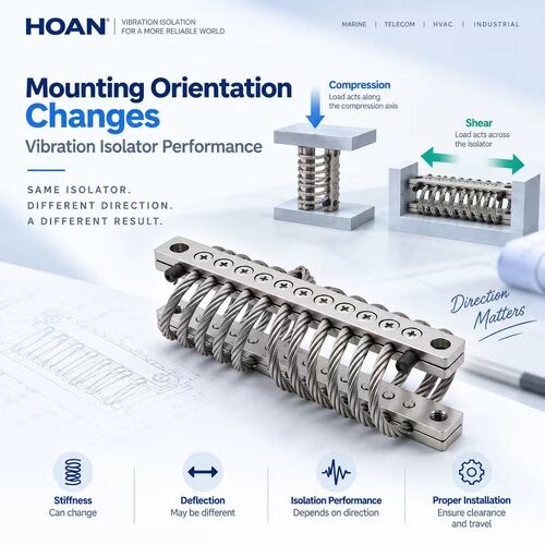 Letzter Firmenblog über How Mounting Orientation Changes Vibration Isolator Performance