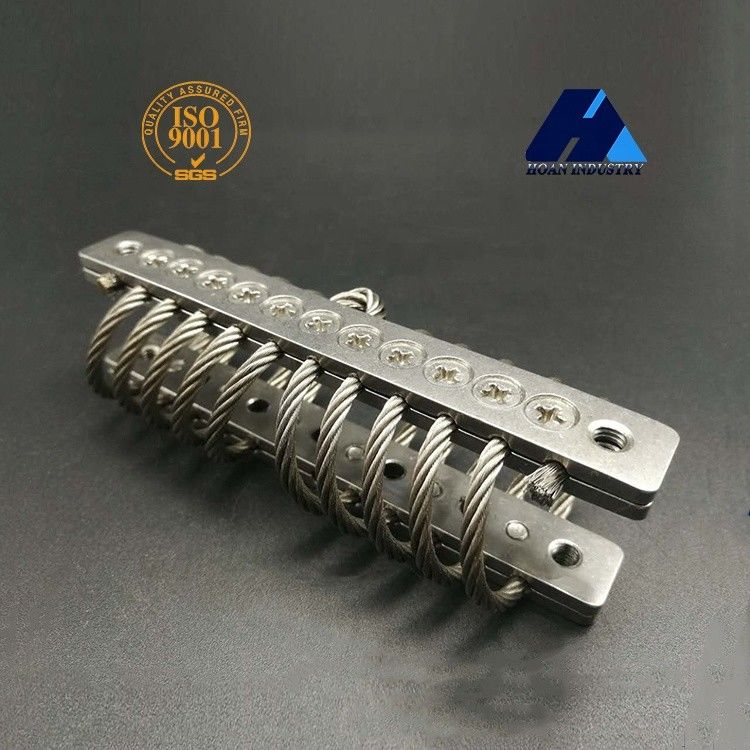 10 Schleifen Drahtseil Isolator 304 Edelstahl Maschinenzubehör Schlagdämpfung