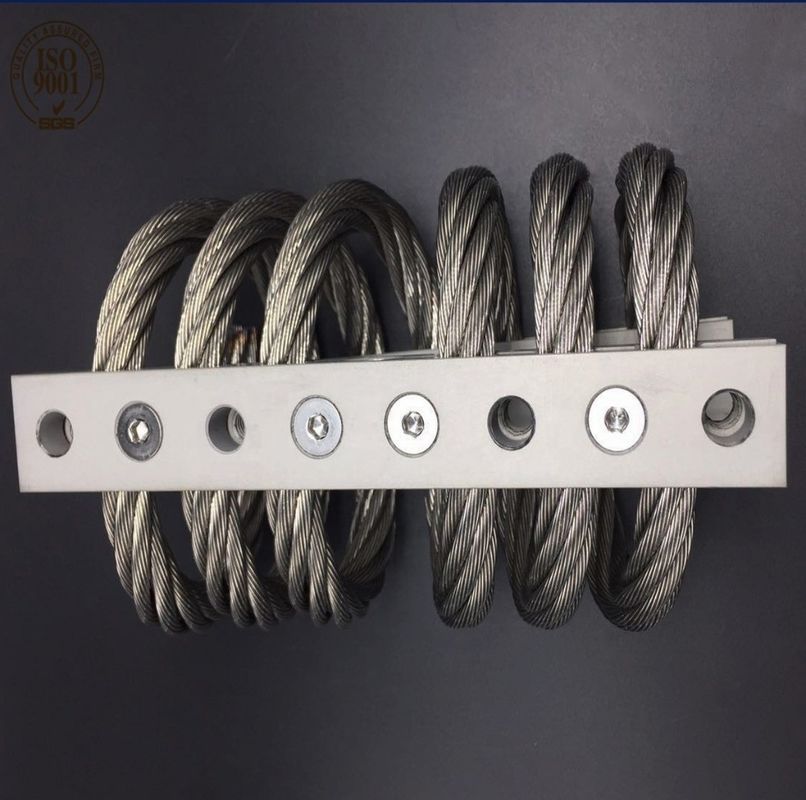 Aluminiumverteidigungspanzerte Fahrzeuge Triebwerksstand Energie-Schock-Vibrationsisolierung JGX-1276D-233B Drahtseil Isolator