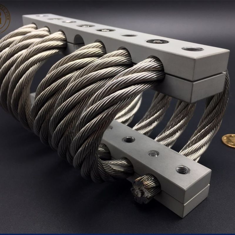 Aluminiumverteidigungspanzerte Fahrzeuge Triebwerksstand Energie-Schock-Vibrationsisolierung JGX-1276D-233B Drahtseil Isolator