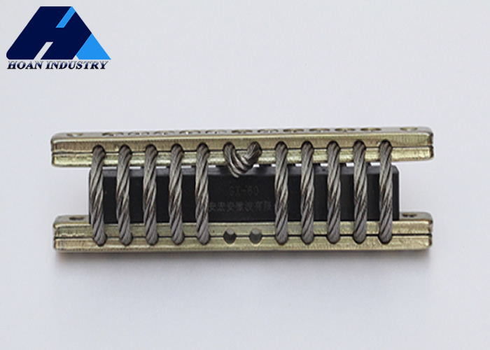 Effiziente Steuerung der Vibration in Rohrleitungen mit GX-60A ((N) Neuer Gummipad Anti-Strength Impact Wire Rope Vibration Isolator