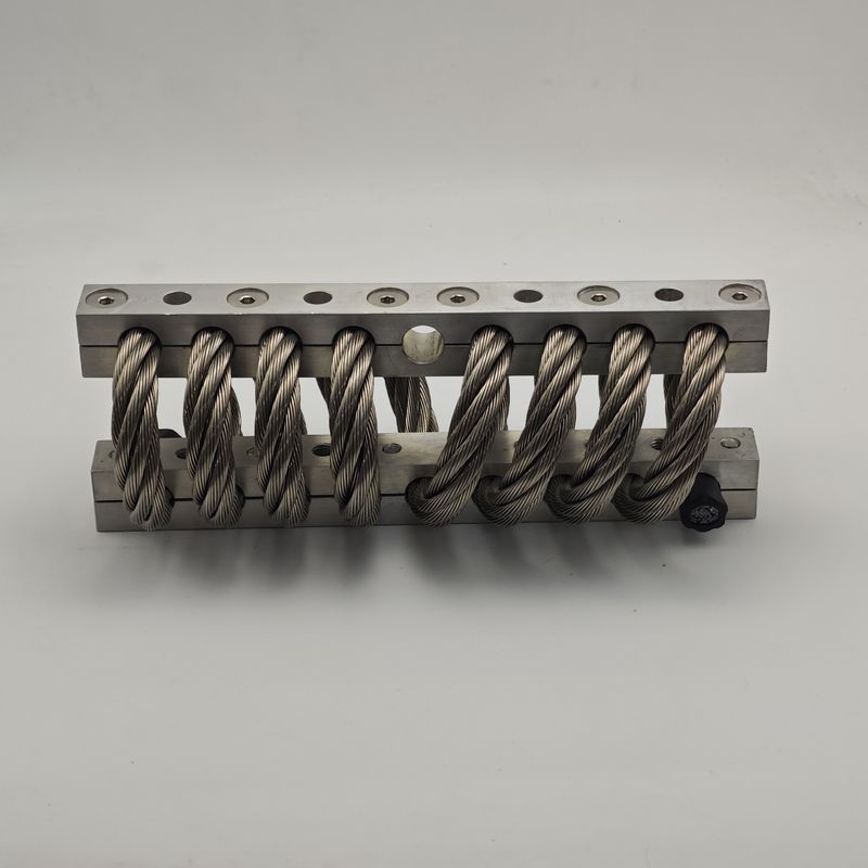 JGX-0956D-80A Drahtseil-Vibrationsisolator für Präzisionsinstrumente 6 Schleifen 9,5 mm Durchmesser Maximale statische Belastung 80 kg