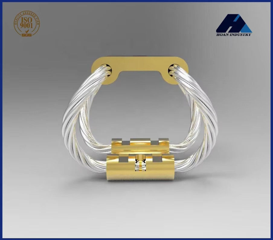 Drahtseil-Vibrationsisolator GR5-80D-A Linien-Dämpfer für Kamera-Kopf und Kran-Stabilisatoren aus Edelstahl Flexible Design für komplexe Drehmöglichkeiten Xi an Hoan