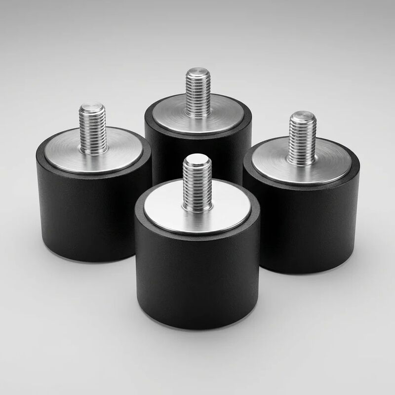 Gummi-Vibrationsisolatoren vom Typ KTX  Zylindrische Anti-Vibrations-Halterungen mit doppelter Buchse