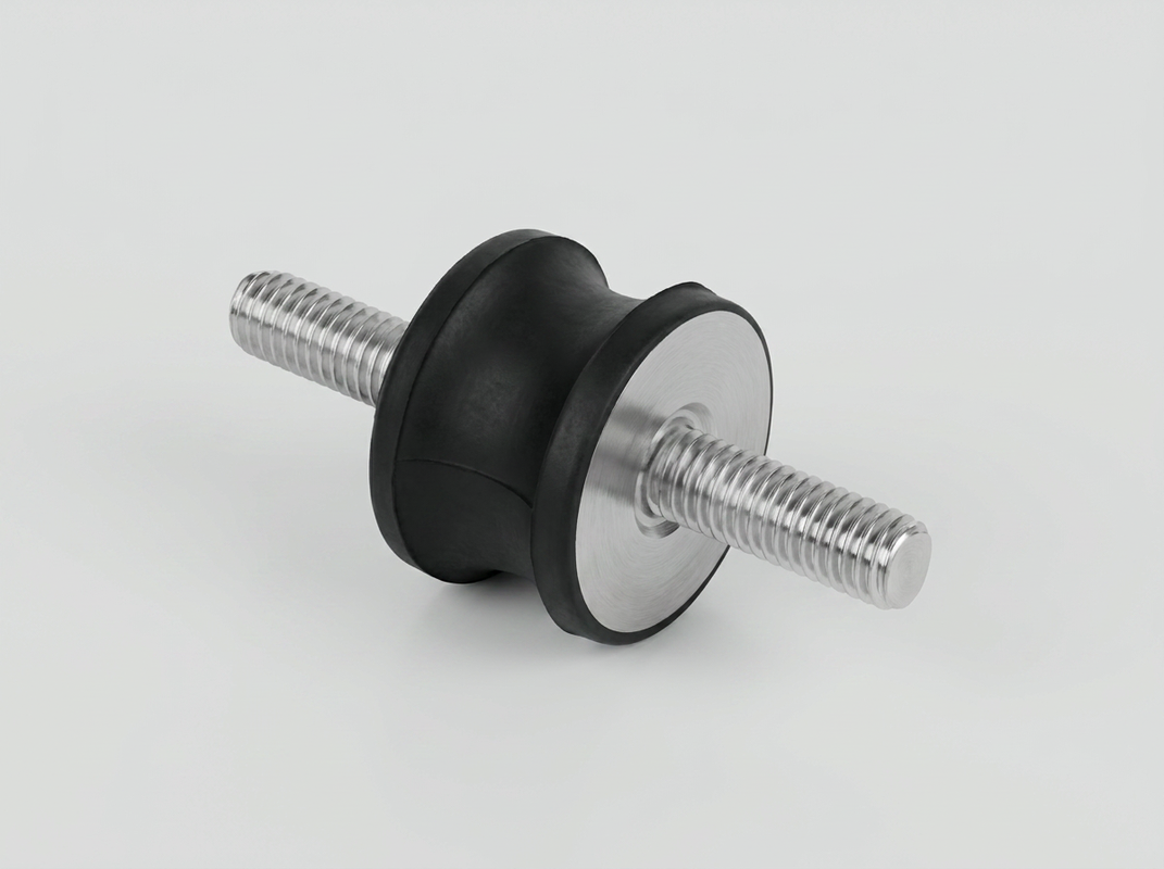 Hoan JRD-Typ Doppel-Männlich-Gewinde Gummi-Vibrationsisolatoren Zylindrische Gummihalter